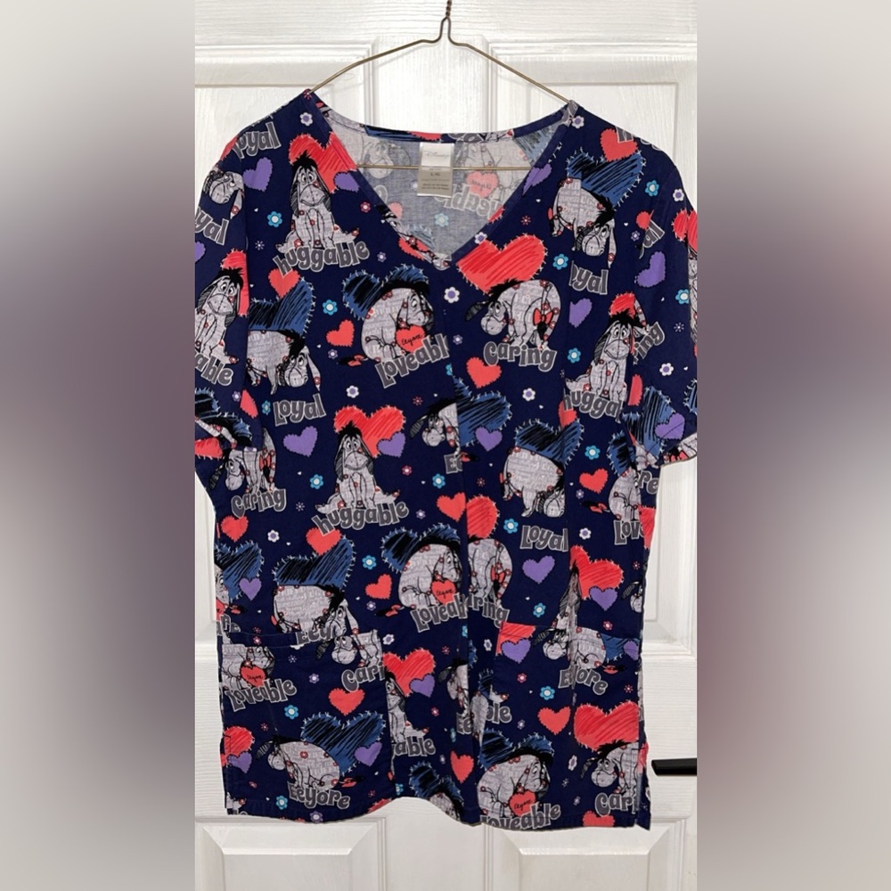 Disney Eeyore scrub top